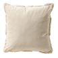 Preview: Dutch Decor Kissenhülle 'Pom' 45 x 45 cm Cannoli Cream - Beige